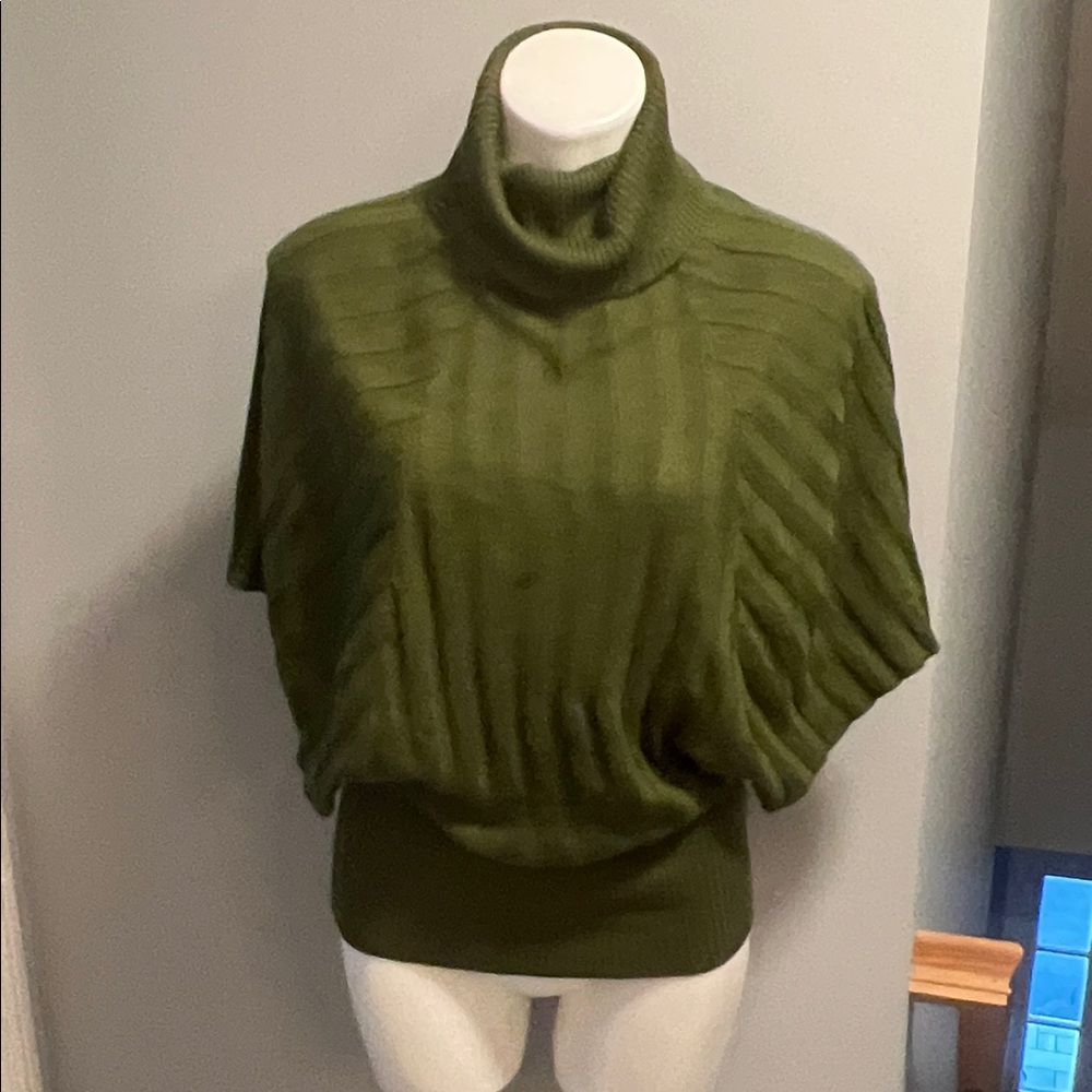 Derek Heart Forest Green Cowl Neck Sweater